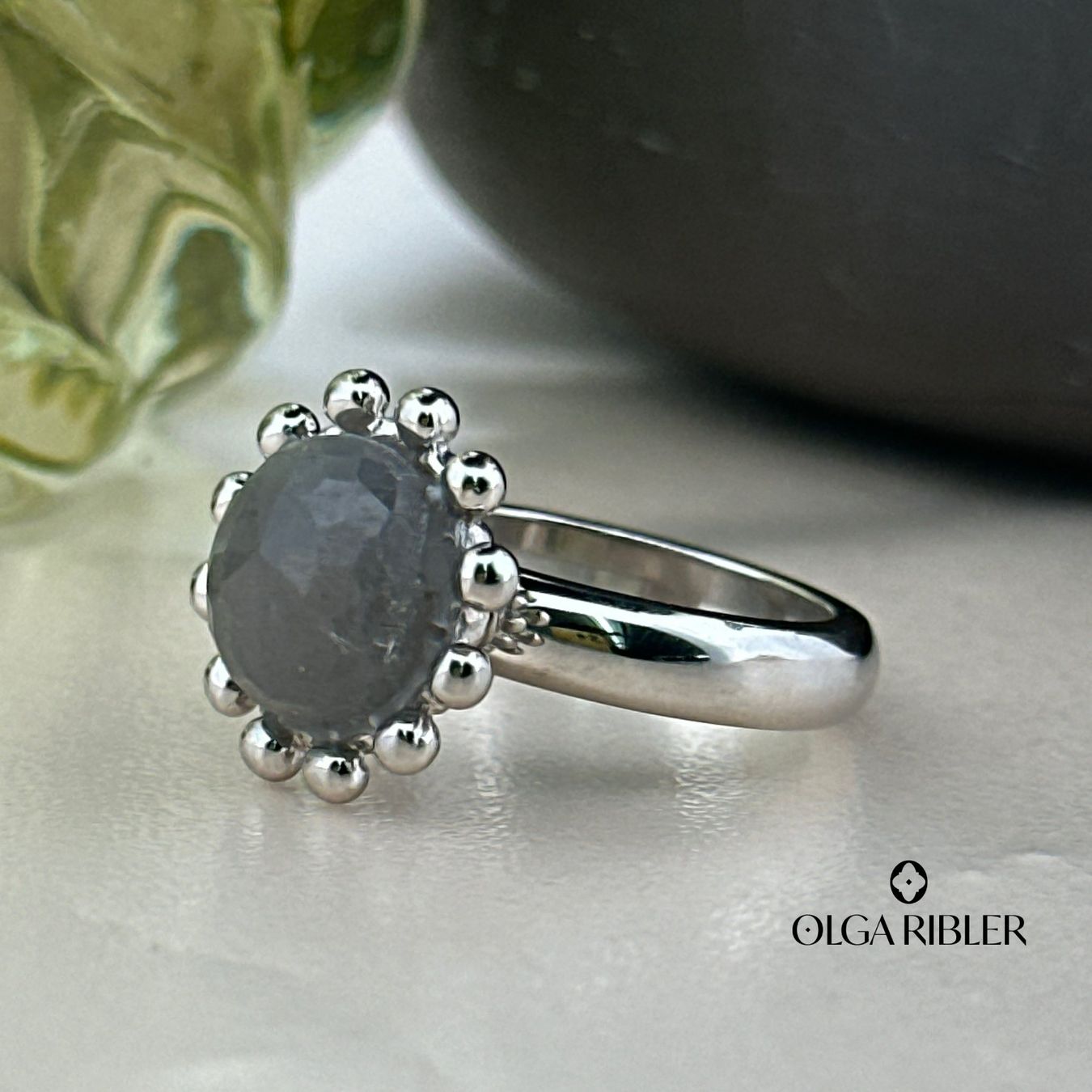 Olga Ribler Anelli: Mondstein Ring Edelstahl Grösse 52 – Nuovo (secondo la descrizione) da Luzern venduto da Schmuckoutlet 4