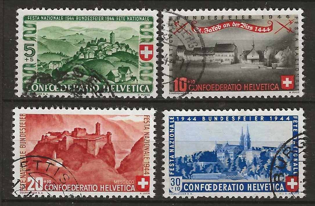 Tutti i francobolli: PP044 - Pro Patria 1944 obl. – Usato da Trélex venduto da Phil_Albert