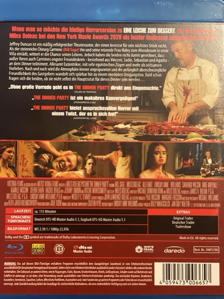 Tutti i DVDs: The Dinner Party (2020) – Nuovo (secondo la descrizione) da Waldenburg venduto da Gonzo8 1