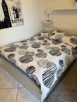 Ikea weisses Bett 140x200cm - Inkl. Lattenrost