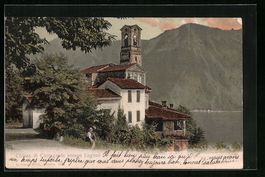 AK Lugano, Chiesa di Castagnola, 1905