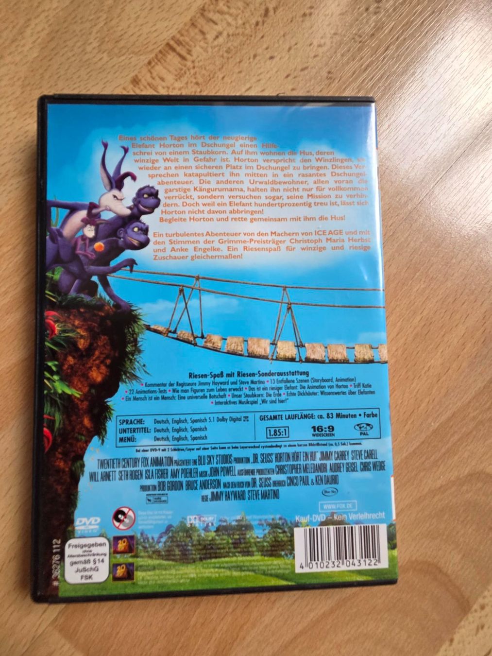 Tutti i DVDs: Horton hört ein Hu! – Usato da Herznach venduto da koro02 1