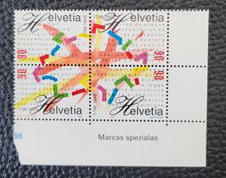 Briefmarkenblock Helvetia 1798 1848 4x90 Rappen