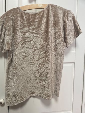 BASERANGE OMO Velours-T-Shirt M