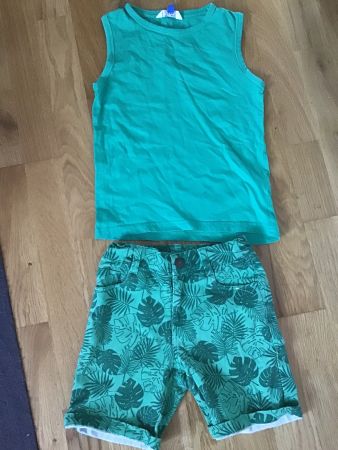 Sommer Setli, Top und Shorts, Gr. 116