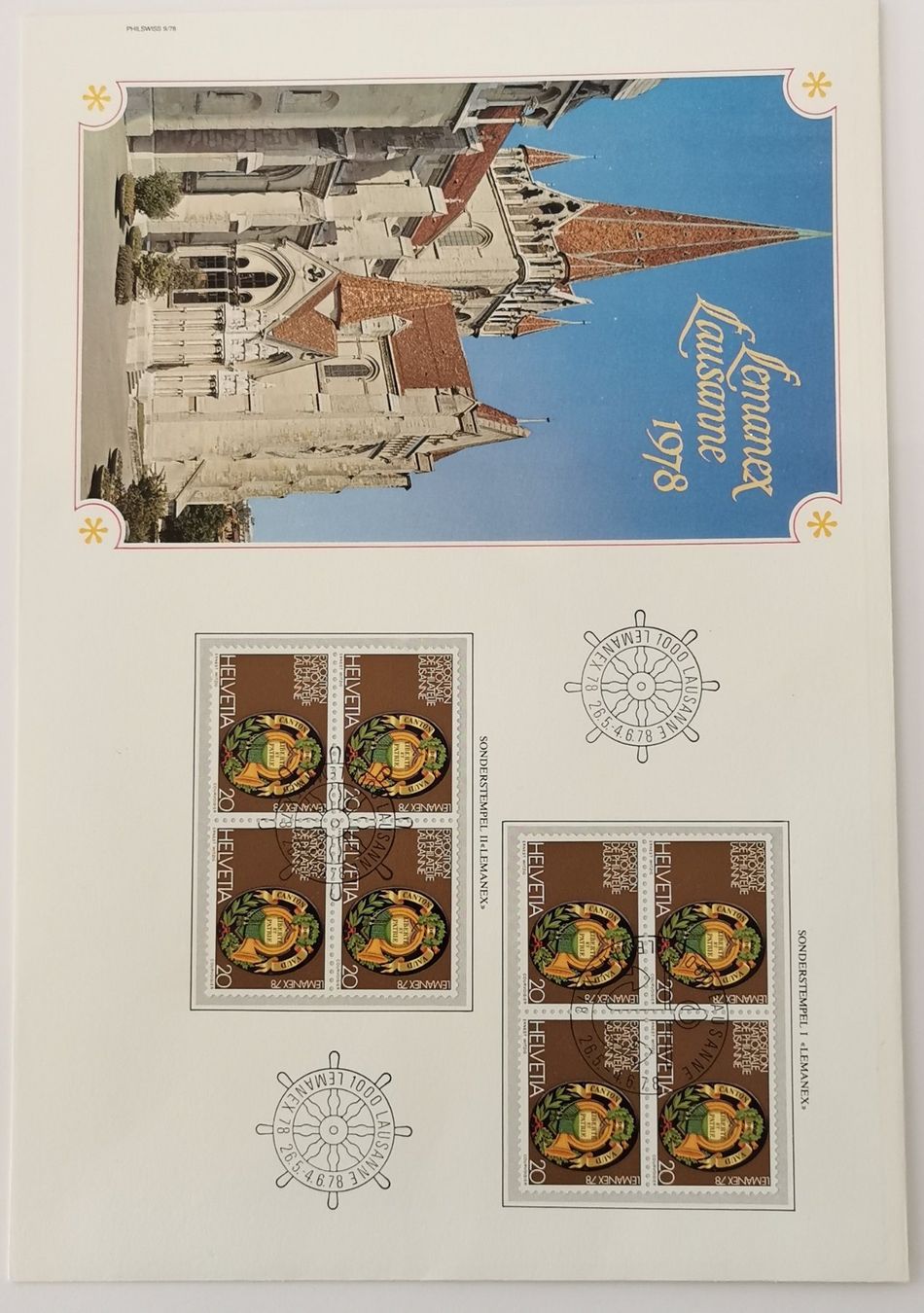 Alle Briefmarken: Lemanex 1978 – Neu (gemäss Beschreibung) aus Aadorf von Chnorli-Furz