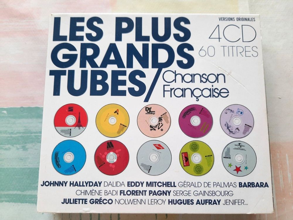 Coffret 4Cds Les plus grands tubes / Chansons françaises (Gebraucht) in ...