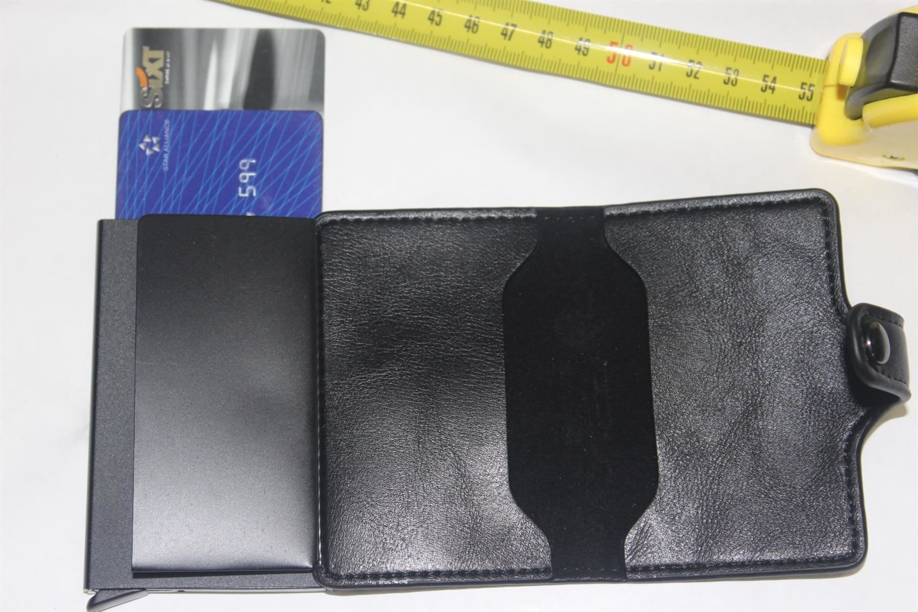 Portafogli: schwarz Kartenetui Portmonee RFID Schutz – Nuovo (secondo la descrizione) da Kirchdorf AG venduto da Restposten110 3