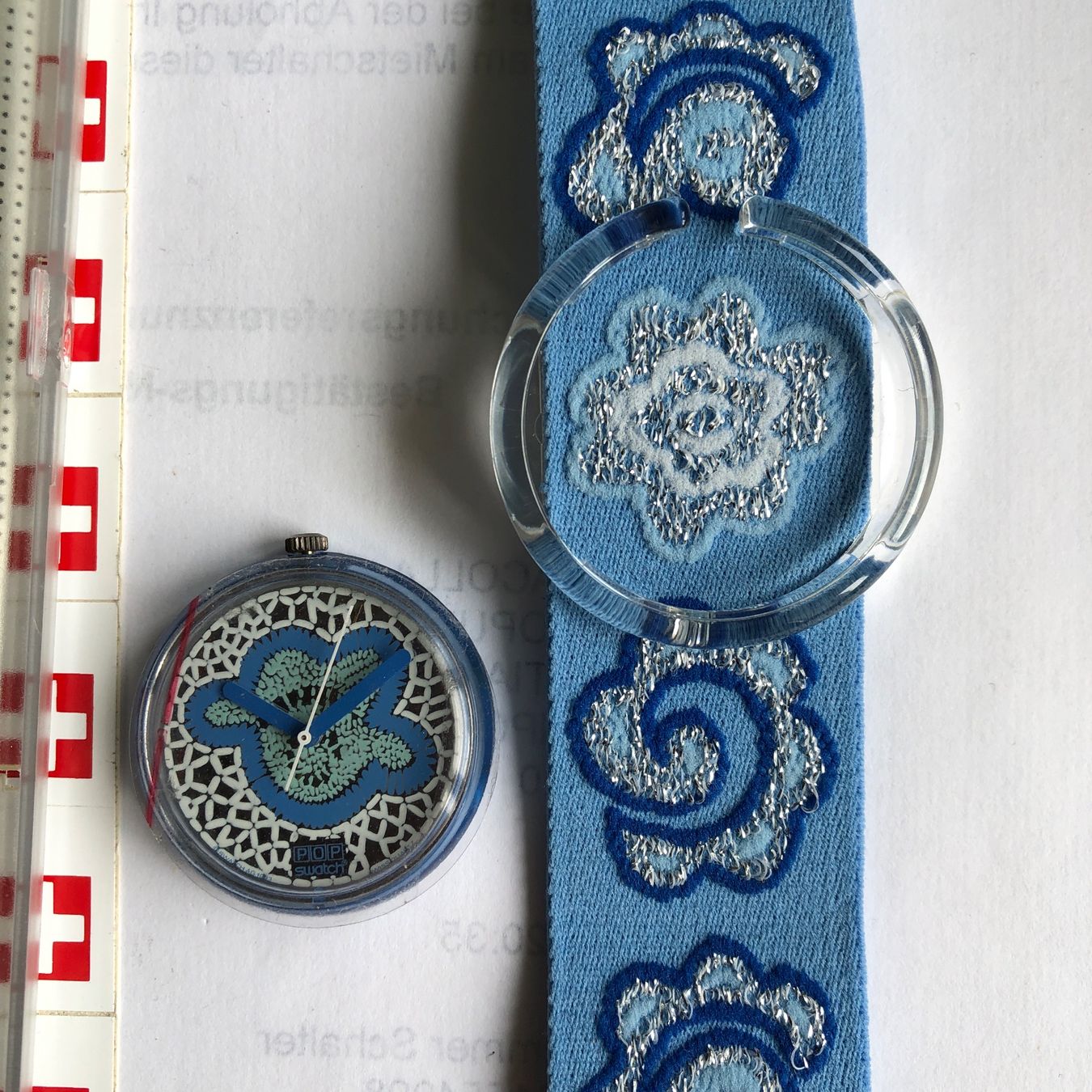 Swatch Orologi: POP SWATCH MIDI PATCHING von 1994 – Nuovo e nell'imballaggio originale da Biel/Bienne venduto da winnertaco 4