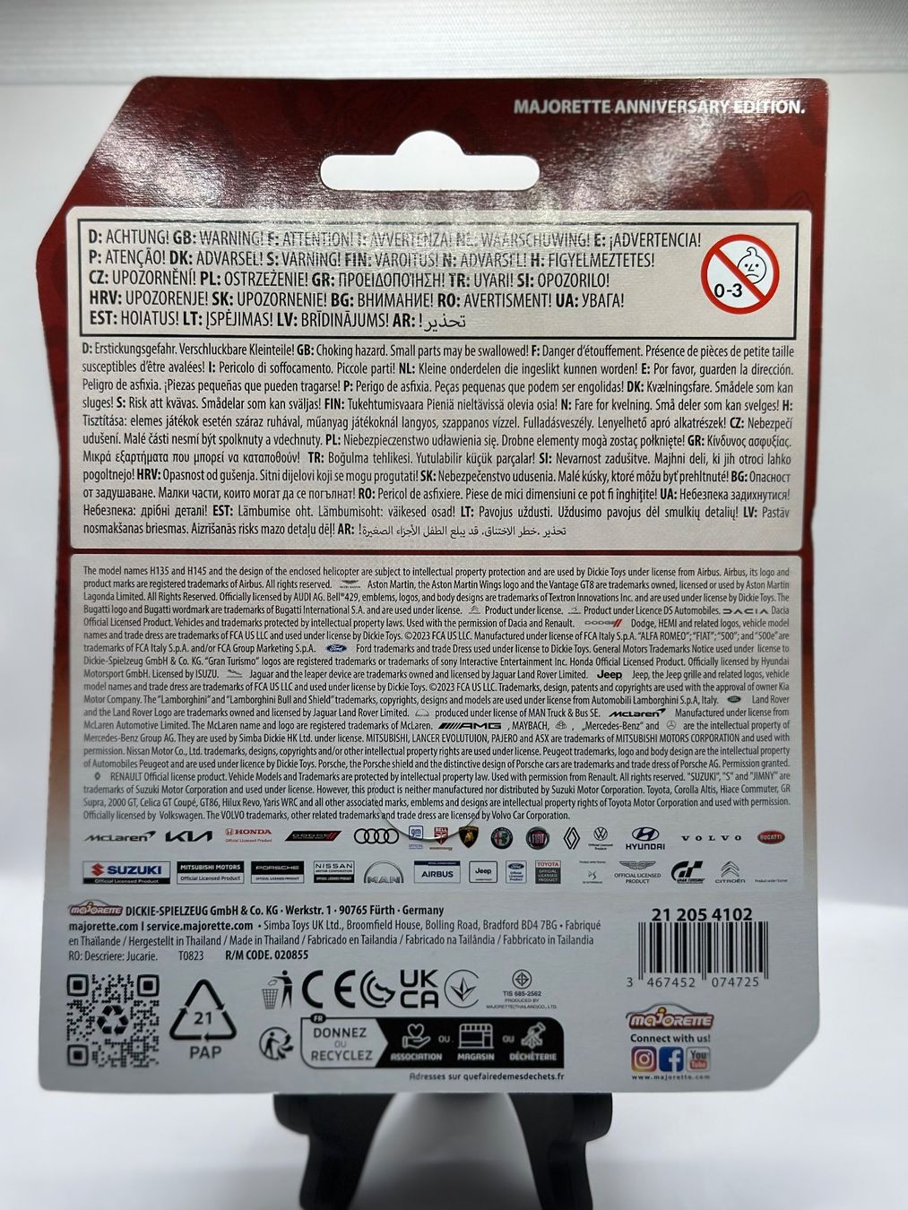 Majorette Modellini d'auto: Majorette Lamborghini Countach SV 60 Years Anniversary – Nuovo e nell'imballaggio originale da Winterthur venduto da CollectorOfDiecast 1