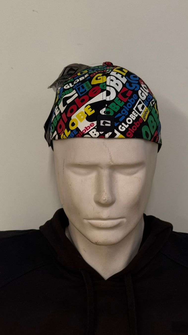 Flexfit Copricapi, berretti & cappellini: Globe Flexfit Cap OSFA Bunt Allover Print mit Logo – Nuovo (secondo la descrizione) da Kaiseraugst venduto da neolino 2