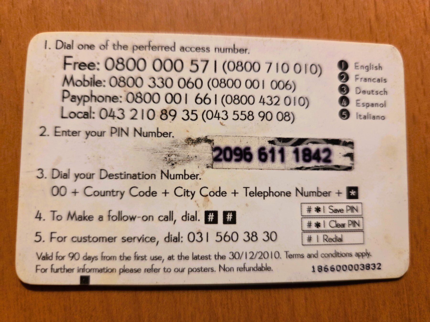Schede telefoniche: PREPAID - SCHWEIZ – Usato da Brüttisellen venduto da Nighttrain 1