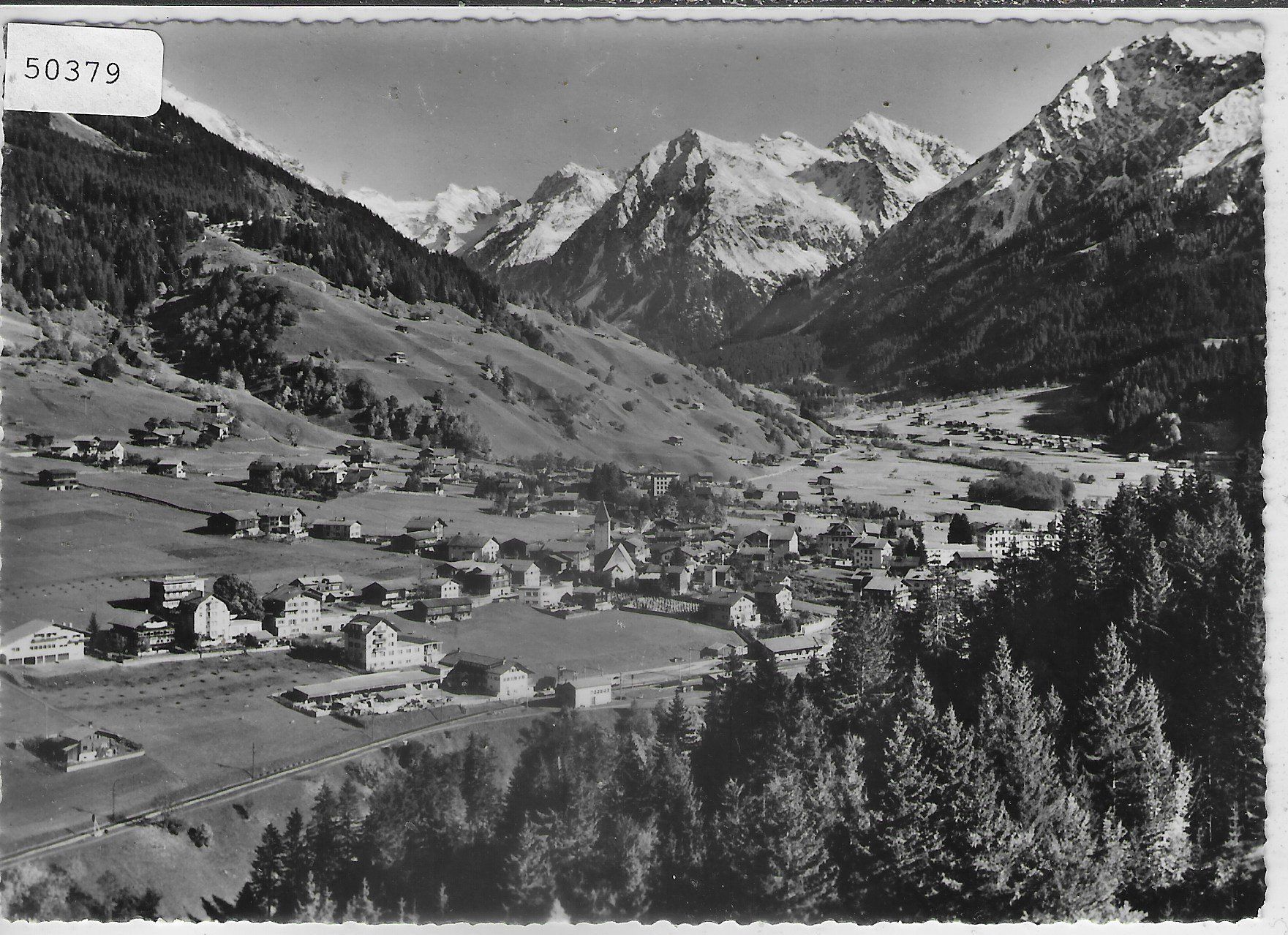 Cartoline postali: Klosters - Generalansicht – Usato da Ettingen venduto da Kartenplanet