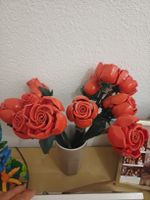 Lego Rote Rosen Blumen inkl. Anleitung und Ersatzteile 