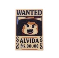 26603pb543 Alvida Wanted Poster One Piece LEGO (NEU)