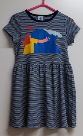 Kleid von Petit Bateau, Gr. 116