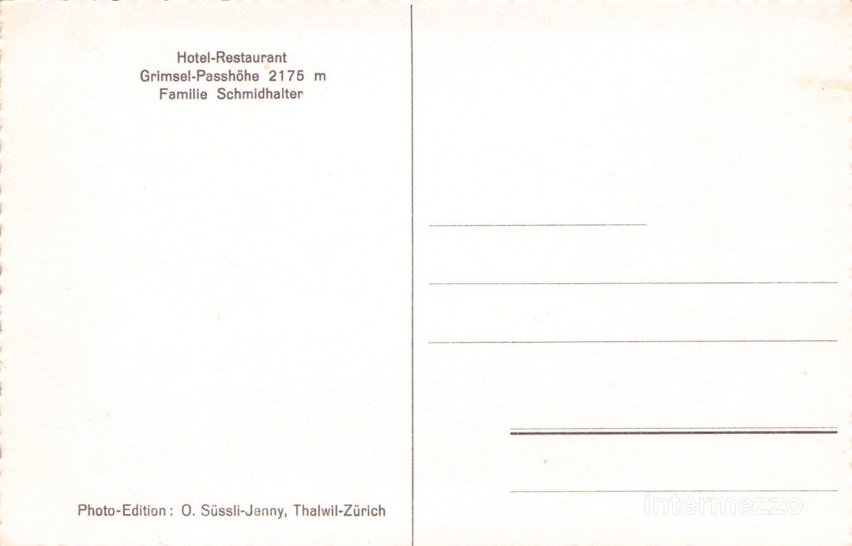 Cartoline postali: Grimsel BE // Oldtimer Hotel Restaurant altes Auto – Usato da Basel venduto da intermezzo12 1