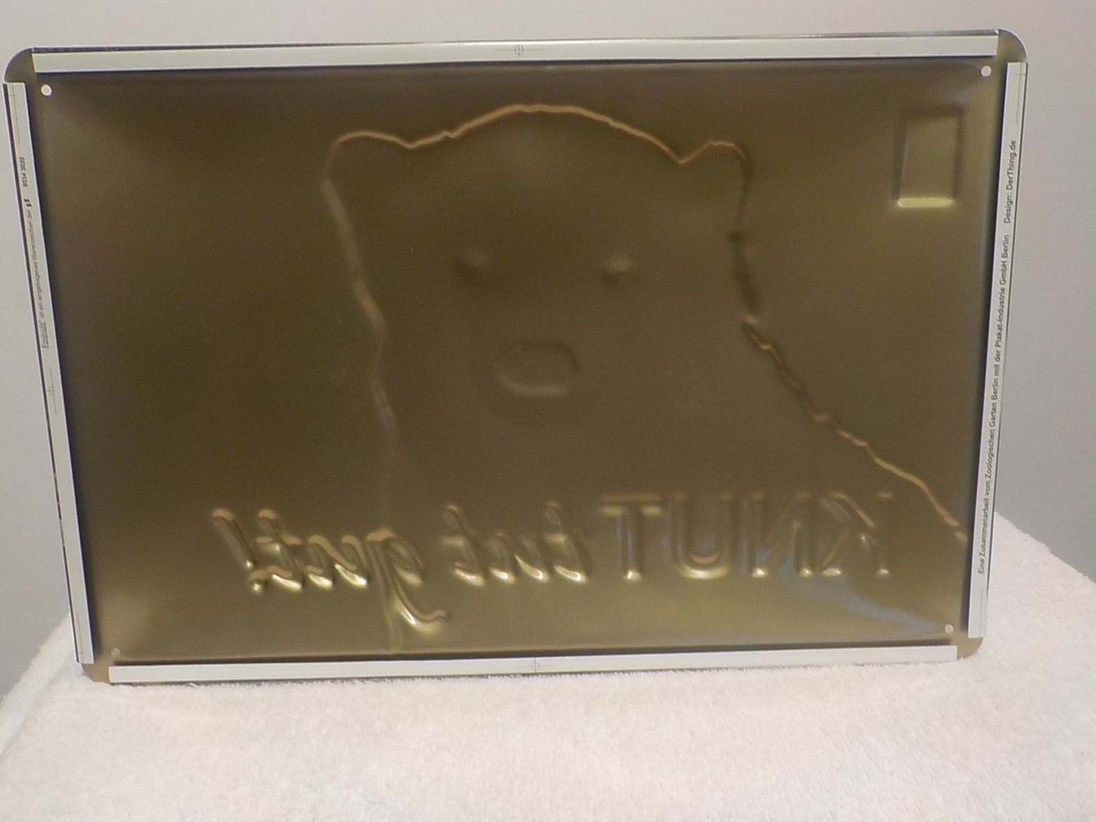 Insegne: Nostalgie Blechschild Knut – Usato da Bülach venduto da Freieck 1