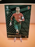 Carte football Cristiano Ronaldo Euro 2024 Black Edge Topps