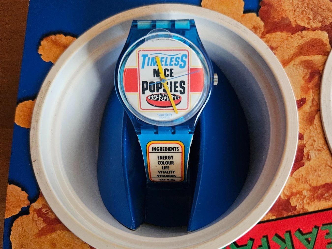Swatch Montres: Montre Swatch "Timeless Nice Popsies" & "Watching Breakfa... – D'occasion à St-Barthélemy VD par trak98p 3