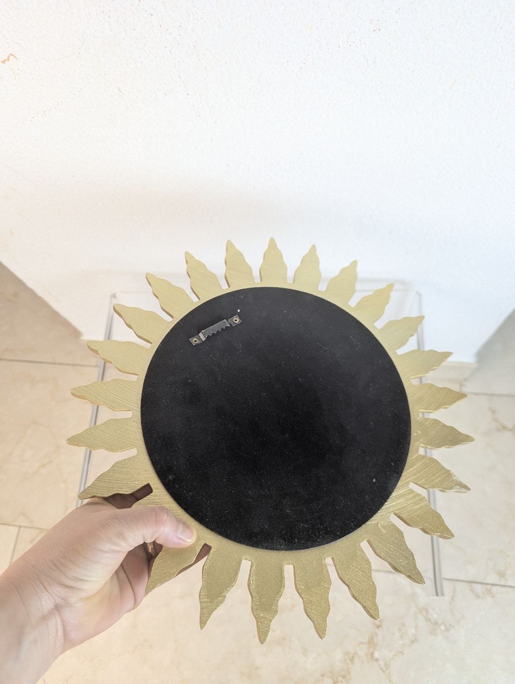Specchi: Gold colored Sunburst Spiegel Retro – Usato da Erlinsbach SO venduto da Meytalien 3