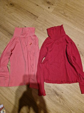 Rollkragen langarmshirt x 2 Gr. 110