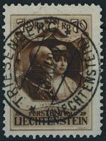 FL - 1929 - Huldigungsfeier in Vaduz - Voll Stempel