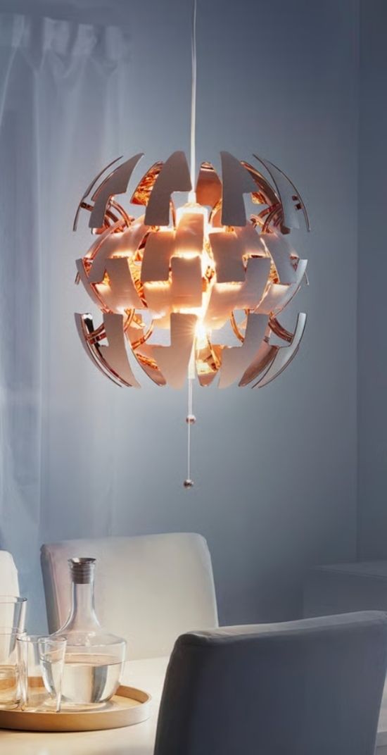 Ikea Lampadari & plafoniere: IKEA PS 2014 Hängeleuchte, weiß/kupferfarben – Usato da Ebikon venduto da shadow_of_seth 6