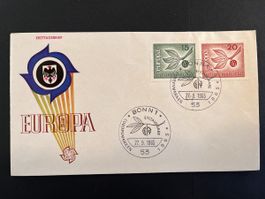 1965 Deutsche Bundespost Ersttagsbrief Europa Cept