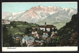 Pfäfers, Blick nach Pfäfersdorf und zu