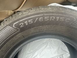 4X Rad 215/65R15C Reifen. 1 Saison gebraucht guter Zustand.