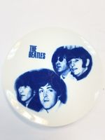 The Beatles Wandteller, Echt Kobalt, Sammlerstück!