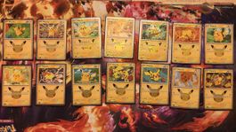Pokémon TCG - 14 Pikachu Karten - 30th Celebrations - EN