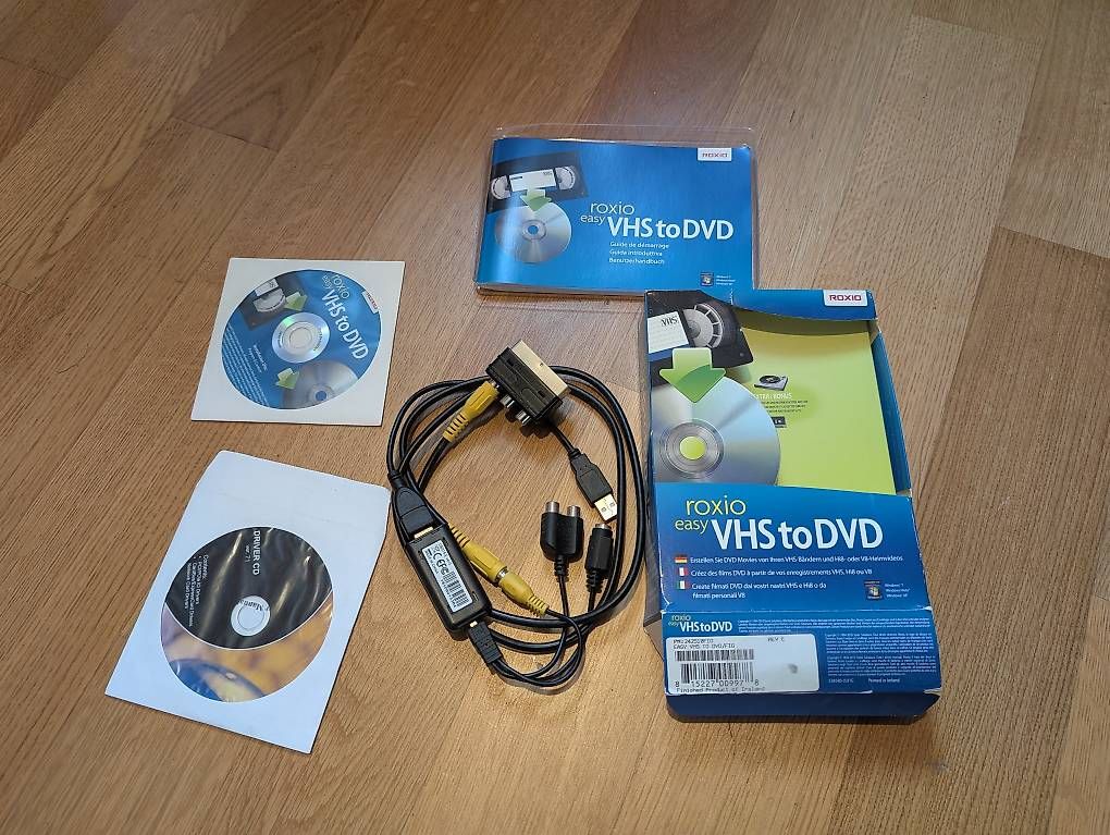 Software: Roxio VHS to DVD Adapter mit Software – Usato da Bargen BE venduto da Haga84