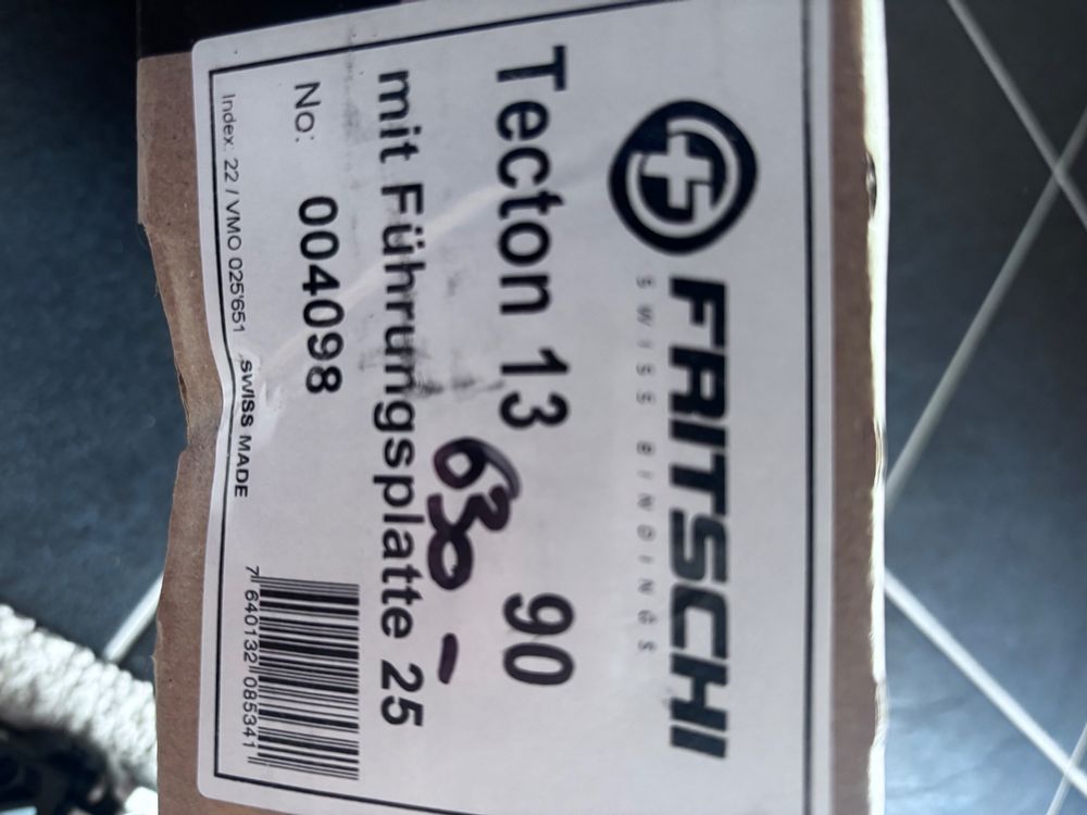 Fixations ski Fritschi Tecton 13 neuf 90 mm (Neu und originalverpackt ...