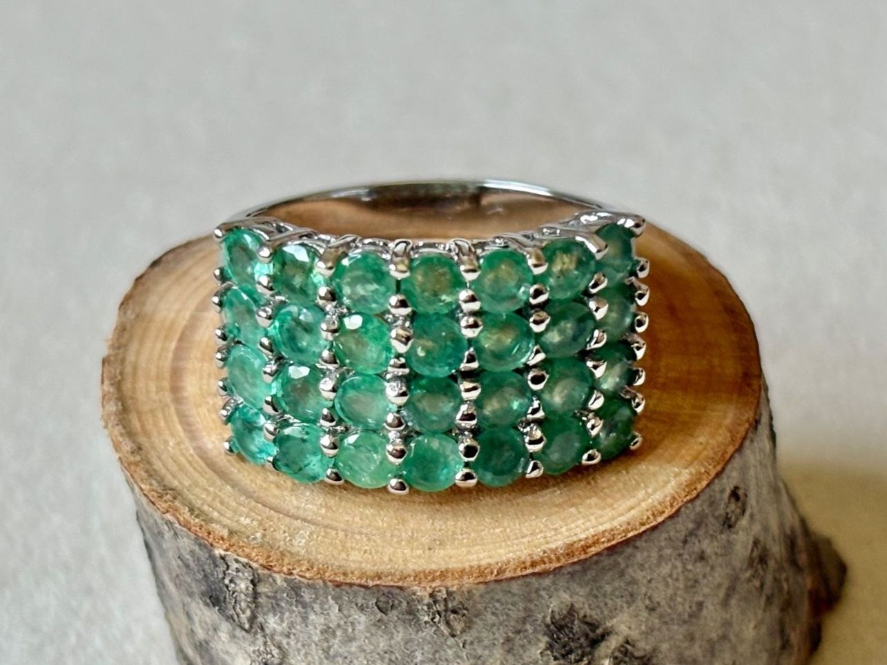 Anelli: Ring Smaragd, Gr. 56, Silber 925 – Nuovo (secondo la descrizione) da Brugg AG venduto da lau_9rvy 1