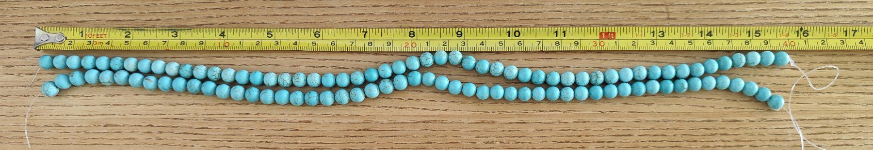 Pietre preziose: Türkis Howlith, Beads 8mm, Strang – Nuovo e nell'imballaggio originale da Rümlang venduto da 21f 1