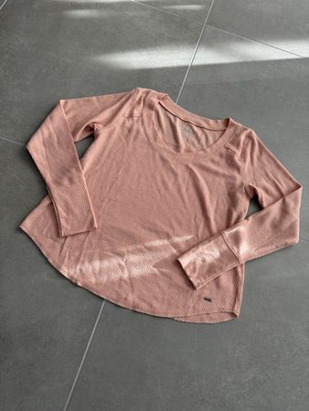 Hollister Shirt, Langarm, Rosa, Grösse S