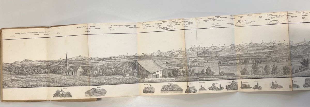 Bücher: Panorama von Brütten, Winterthur Lithographie v. Studer 1838 – Gebraucht aus Adliswil von buch_und_kunst 3
