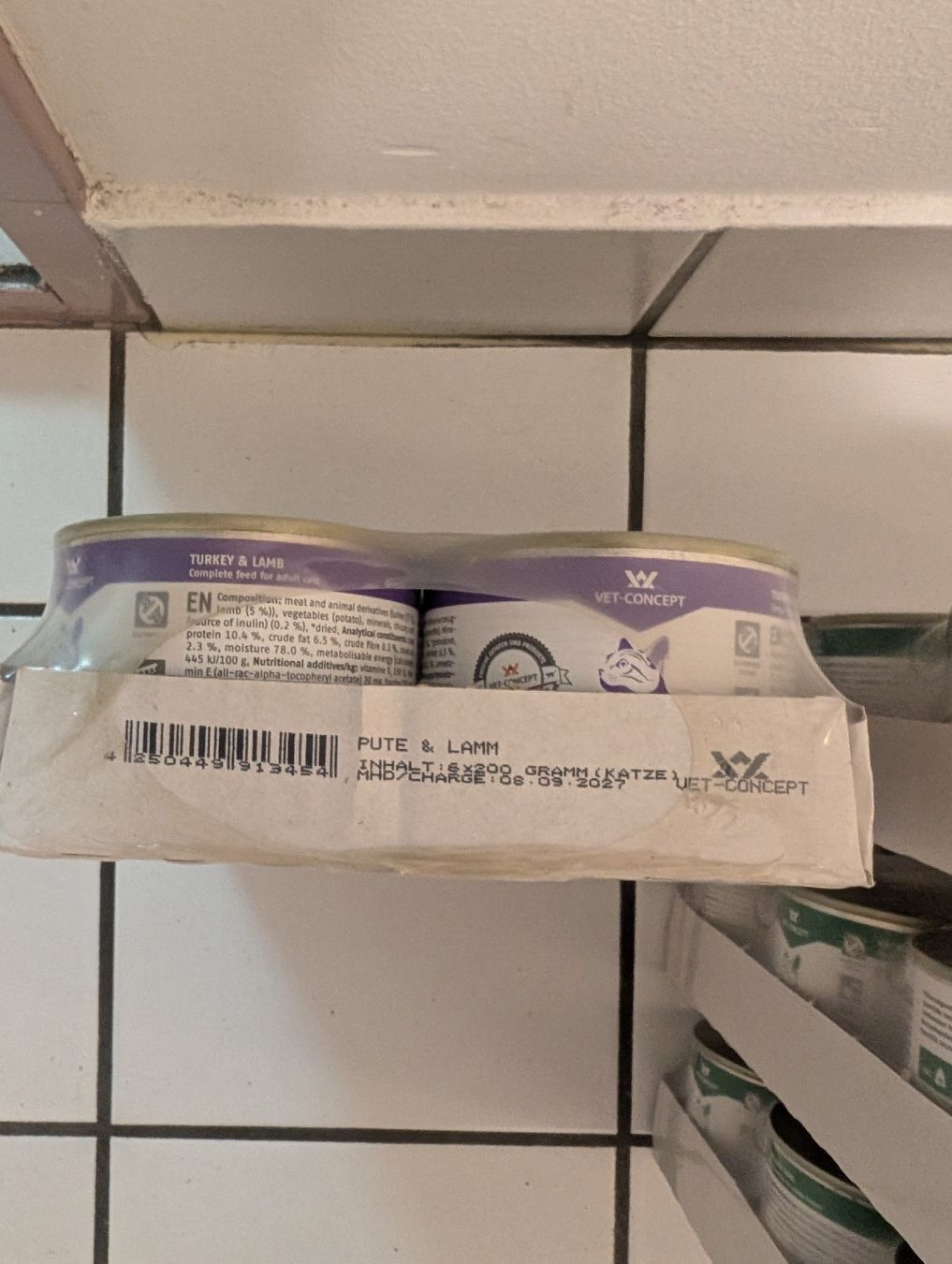 Futter: vetconcept Katzenfutter – Neu und originalverpackt aus Malters von LUYV 1