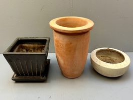 3x PFLANZENTÖPFE AB 1.-!!!