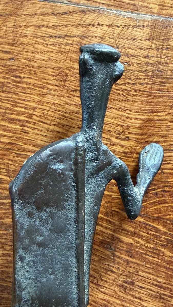 Figuren: Bronze Statuette Krieger – Gebraucht aus Riedholz von Frettchen63 9
