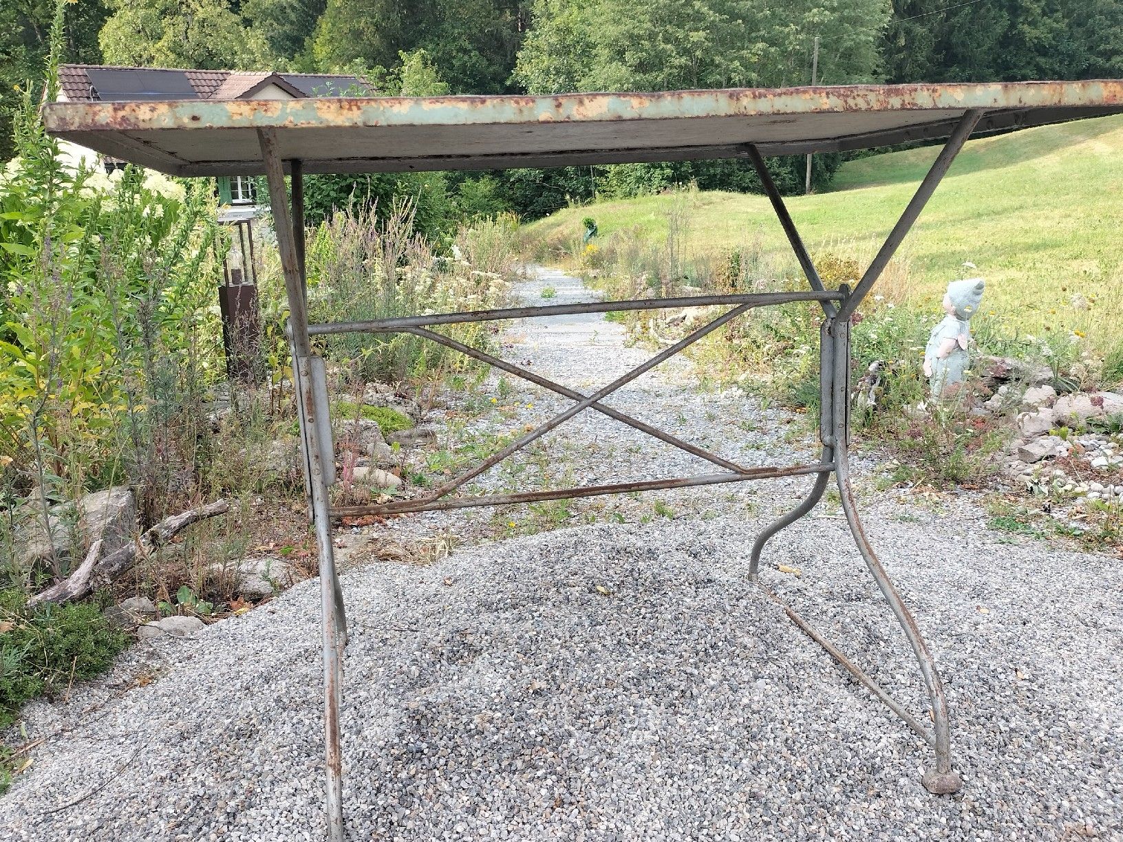 Tavoli: Gartentisch Antik/ ca 1910/20 – Usato da Müselbach venduto da pat_9c9w 4