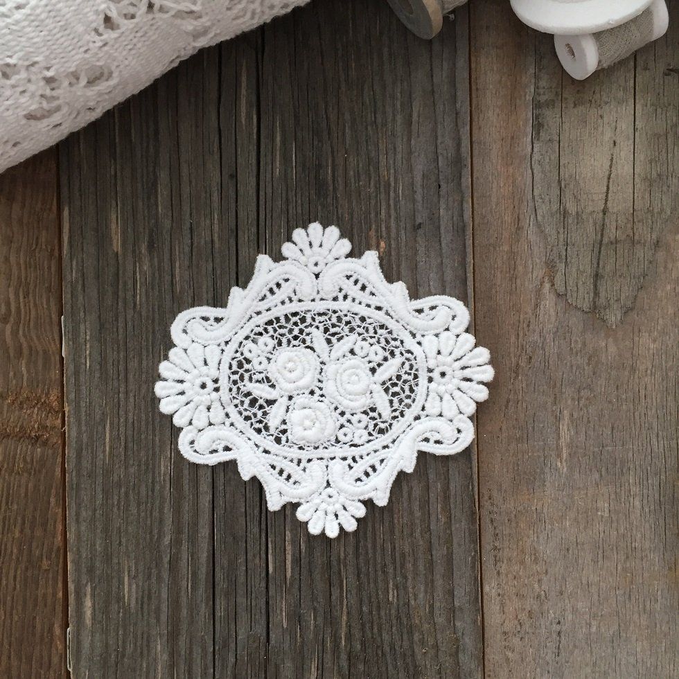 Tessuti: Applikationen Spitze 2er-Set - Shabby Chic – Nuovo (secondo la descrizione) da Thun venduto da Rowaner 2