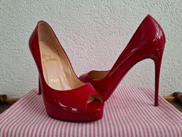 💎 Christian Louboutin – New Very Privé 120 Vernis Rouge