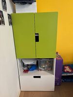 IKEA STUVA Schrank weiss/grün, 60×50×128 cm