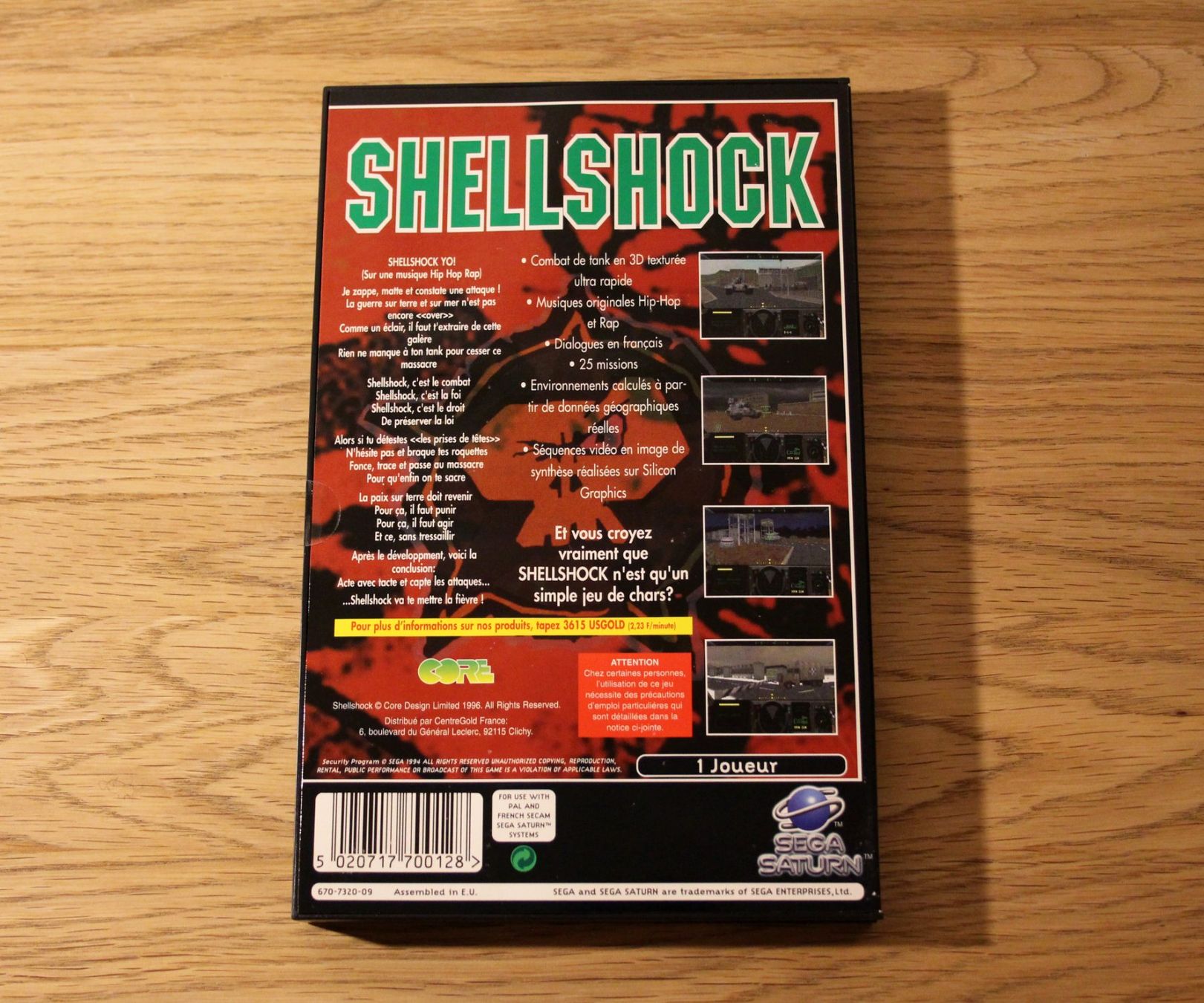 Sega Spiele: Shellshock (VF) – Gebraucht aus Münchenbuchsee von Chaoo 1