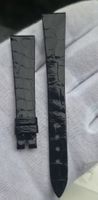 Bracelet montre Patek Philippe cuir noir 14 mm neuf 