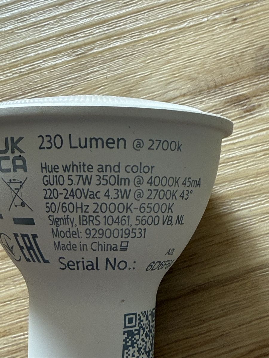 Philips Lampen: Philips Hue GU10 White & Col. Amb. 4.3 W – Gebraucht aus Basel von han_zkb7 1