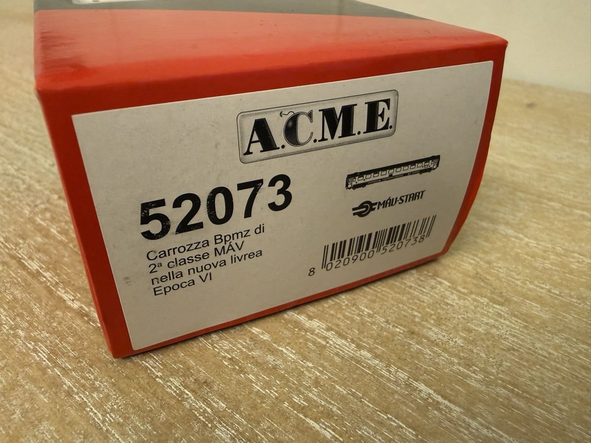 ACME Modellini di ferrovie: ACME 52073 MAV Bpmz FABRIKNEU – Nuovo e nell'imballaggio originale da Zürich venduto da Volanbusz 1